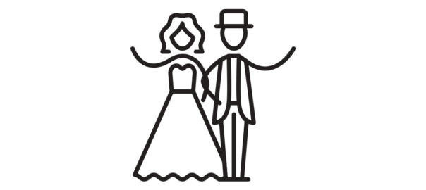 結婚式のイラスト